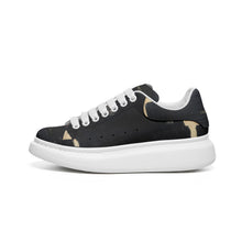 Load image into Gallery viewer, Unisex Non Slip Lace Up Faux Leather Sneakers
