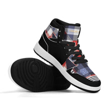 Load image into Gallery viewer, Children High-Top Synthetic Leather Sneakers
