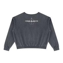 Load image into Gallery viewer, Unisex Raw Edge Crewneck Sweatshirt
