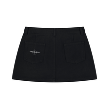 Load image into Gallery viewer, Women's Studded Denim Mini Skirt
