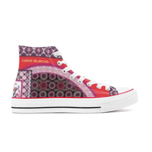 Load image into Gallery viewer, D70 High Top Canvas Shoes - White
