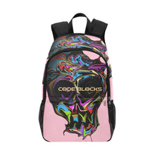 Load image into Gallery viewer, Fabric Backpack with Side Mesh Pockets (1659)
