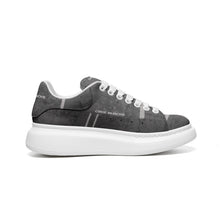 Load image into Gallery viewer, Unisex Non Slip Lace Up Faux Leather Sneakers
