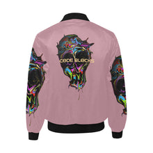 Load image into Gallery viewer, Men's All Over Print Quilted Bomber Jacket(Model H33)
