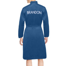 Load image into Gallery viewer, Men's Long Sleeve Belted Night Robe (H56)
