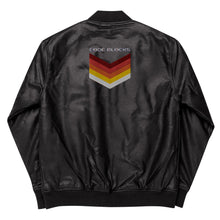 Load image into Gallery viewer, Leather Bomber Jacket
