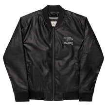 Load image into Gallery viewer, Leather Bomber Jacket
