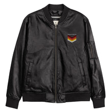 Load image into Gallery viewer, Leather Bomber Jacket
