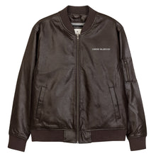 Load image into Gallery viewer, Leather Bomber Jacket
