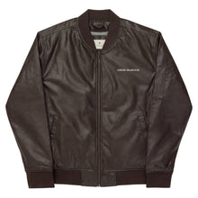 Load image into Gallery viewer, Leather Bomber Jacket

