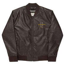 Load image into Gallery viewer, Leather Bomber Jacket
