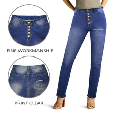 Load image into Gallery viewer, Women's Jeans (Front&amp;Back Printing)
