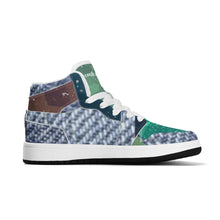 Load image into Gallery viewer, Children High-Top Synthetic Leather Sneakers
