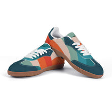 Load image into Gallery viewer, Classic White Retro Court Sneaker — Gum Sole Edition
