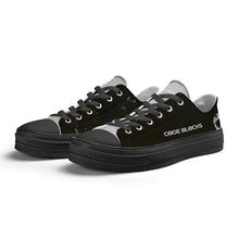 Load image into Gallery viewer, SF_S62 Unisex Classic Low Top Canvas Shoes - Black
