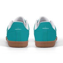 Load image into Gallery viewer, Classic White Retro Court Sneaker — Gum Sole Edition
