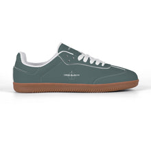 Load image into Gallery viewer, Classic White Retro Court Sneaker — Gum Sole Edition
