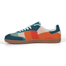 Load image into Gallery viewer, Classic White Retro Court Sneaker — Gum Sole Edition
