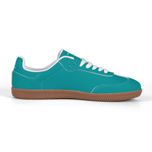 Load image into Gallery viewer, Classic White Retro Court Sneaker — Gum Sole Edition
