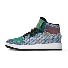 Load image into Gallery viewer, Children High-Top Synthetic Leather Sneakers
