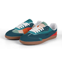 Load image into Gallery viewer, Classic White Retro Court Sneaker — Gum Sole Edition

