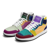 Load image into Gallery viewer, Unisex New Synthetic Leather High Top Sneakers
