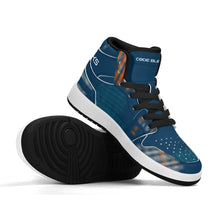 Load image into Gallery viewer, Children High-Top Synthetic Leather Sneakers
