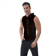 Load image into Gallery viewer, Sleeveless Grid Hoodie
