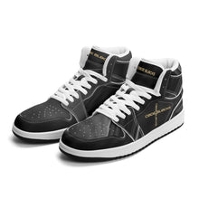 Load image into Gallery viewer, Unisex New Synthetic Leather High Top Sneakers
