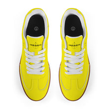 Load image into Gallery viewer, Classic White Retro Court Sneaker — Gum Sole Edition
