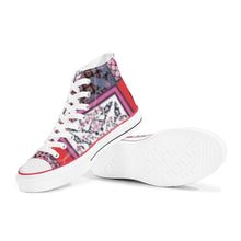 Load image into Gallery viewer, D70 High Top Canvas Shoes - White
