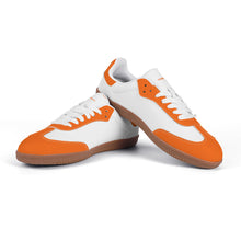 Load image into Gallery viewer, Classic White Retro Court Sneaker — Gum Sole Edition
