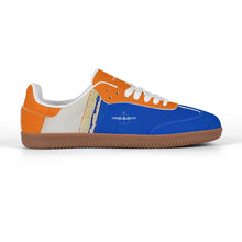 Load image into Gallery viewer, Classic White Retro Court Sneaker — Gum Sole Edition
