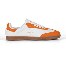 Load image into Gallery viewer, Classic White Retro Court Sneaker — Gum Sole Edition
