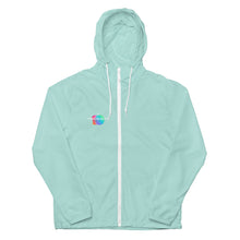 Load image into Gallery viewer, Unisex lightweight zip up windbreaker
