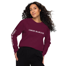 Load image into Gallery viewer, Unisex organic raglan sweatshirt
