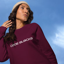Load image into Gallery viewer, Unisex organic raglan sweatshirt
