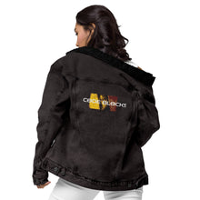 Load image into Gallery viewer, Unisex denim sherpa jacket
