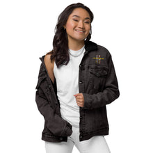 Load image into Gallery viewer, Unisex denim sherpa jacket

