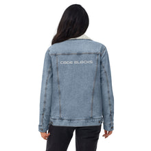 Load image into Gallery viewer, Unisex denim sherpa jacket
