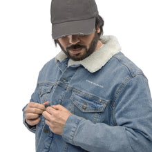 Load image into Gallery viewer, Unisex denim sherpa jacket
