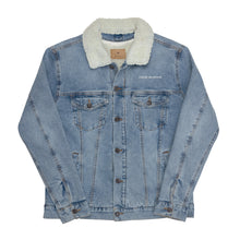 Load image into Gallery viewer, Unisex denim sherpa jacket
