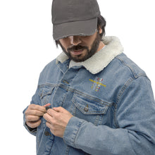 Load image into Gallery viewer, Unisex denim sherpa jacket
