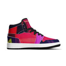 Load image into Gallery viewer, Children High-Top Synthetic Leather Sneakers
