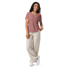 Load image into Gallery viewer, Women’s relaxed v-neck t-shirt
