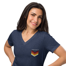 Load image into Gallery viewer, Women’s relaxed v-neck t-shirt
