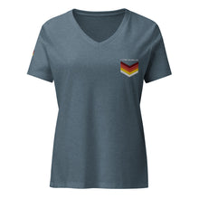 Load image into Gallery viewer, Women’s relaxed v-neck t-shirt
