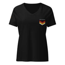 Load image into Gallery viewer, Women’s relaxed v-neck t-shirt

