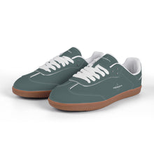 Load image into Gallery viewer, Classic White Retro Court Sneaker — Gum Sole Edition
