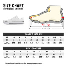 Load image into Gallery viewer, SF_S62 Unisex Classic Low Top Canvas Shoes - White
